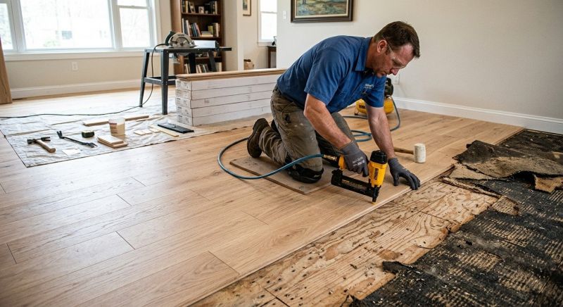 Plank Floor Installation in Austin, TX