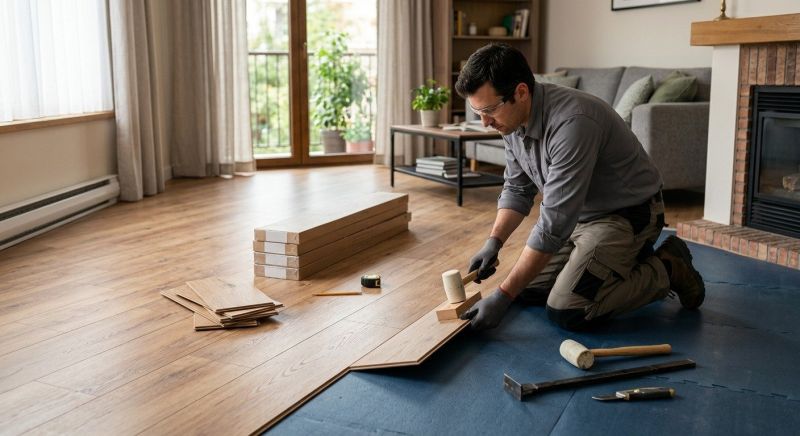 Plank Laminate Installation in Roseville, CA