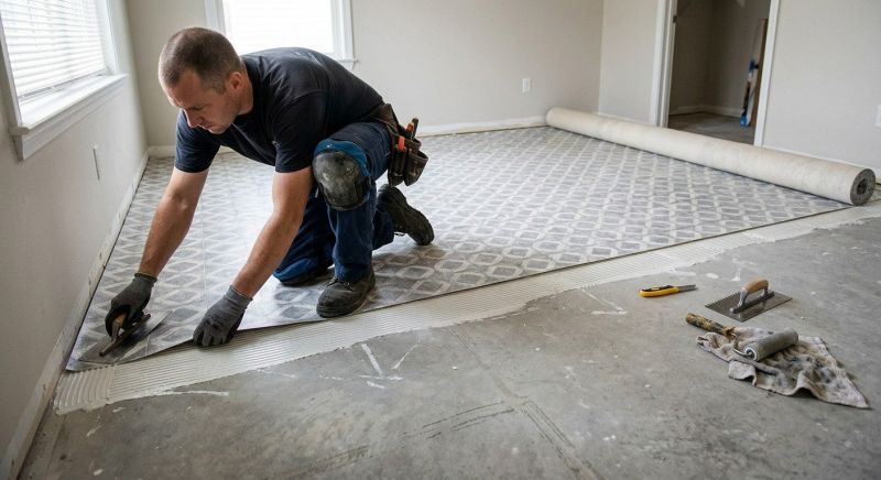 Sheet Vinyl Installation in Arvada, CO